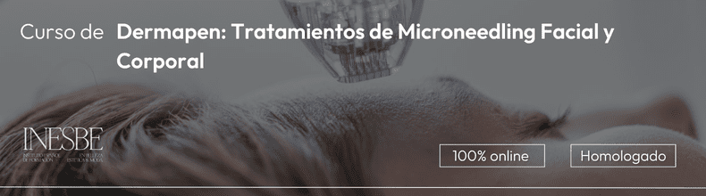 Inesbe Escuela de Estética recomienda cursos especializados en la técnica de microneedling profesional.