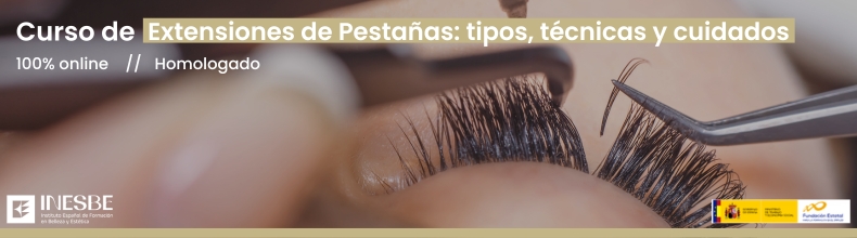 Curso de Extensiones de Pestañas tipos, técnicas y cuidados